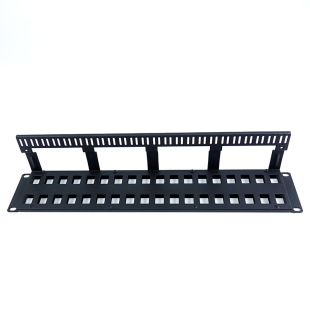 Thick cold rolled plate is firm, not easy to deform, connection is not loose, cable management frame