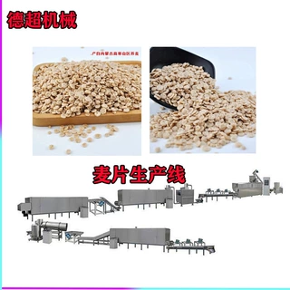 早餐健康燕麦片生产设备 内蒙纯纯燕麦片生产机械