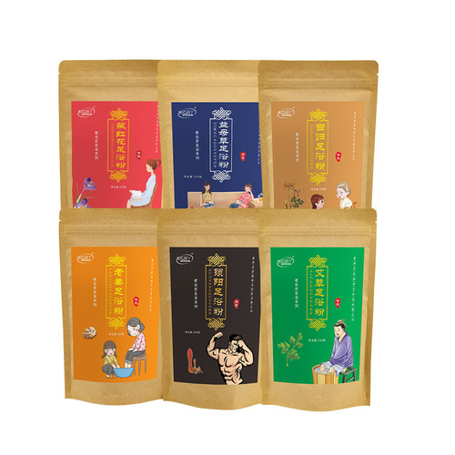 Mugwort Foot Soak Pack, Artemisia Argyi & Safflower Foot Bath Kit, Leonurus Japonicus Foot Bath Powder – Popular Online Foot Bath Powder Available for Custom Processing