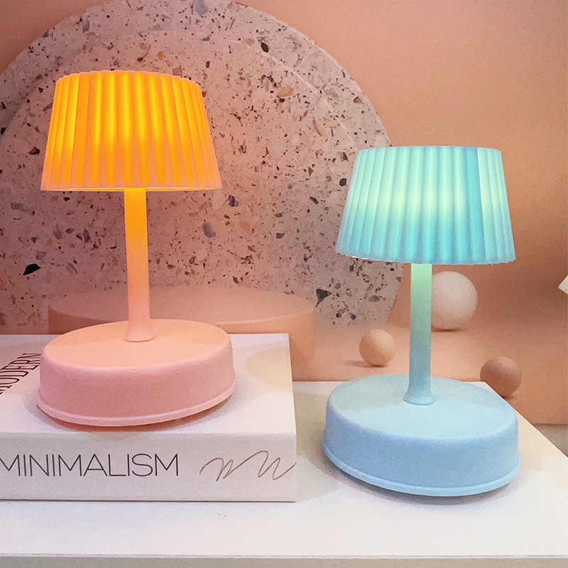 new pattern Retro European style music Table lamp manual make DIY Night light Warm The music box luminescence children Toys