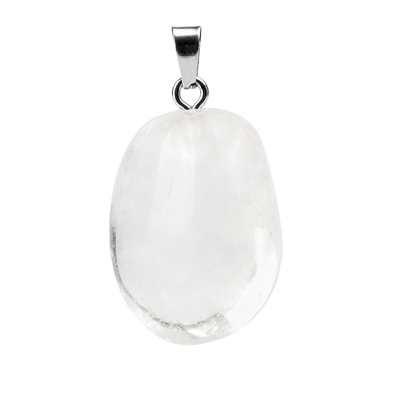 天然水晶不定形ペンダント玉砂利キーホルダーアクセサリーアクセサリー工場卸売|undefined