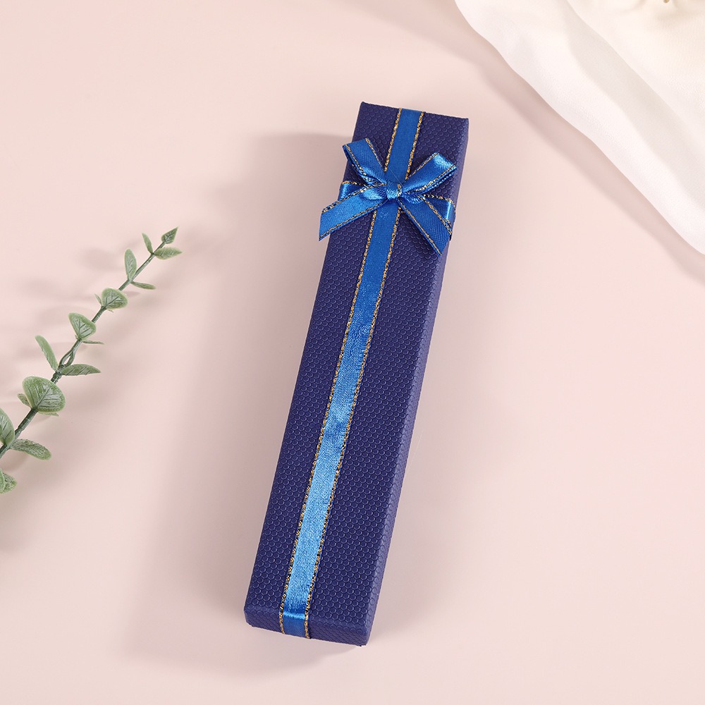 Fábrica directa nueva caja de regalo de madera collar pinzas de cabello caja de embalaje de joyería regalo de cumpleaños caja de regalo de arco creativa