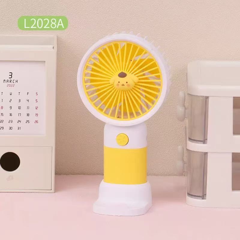 夏の新型ミニ手持ち小型ファンUSB充電女子静音携帯電話スタンドデスクトップファン|undefined