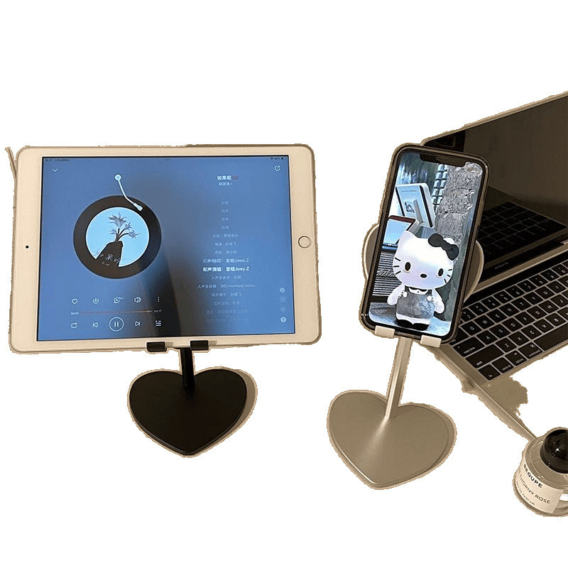 新しい携帯電話ラブデスクトップスタンド多機能昇降可能なタブレット調整怠惰なユニバーサル伸縮ライブブロードキャスト|undefined