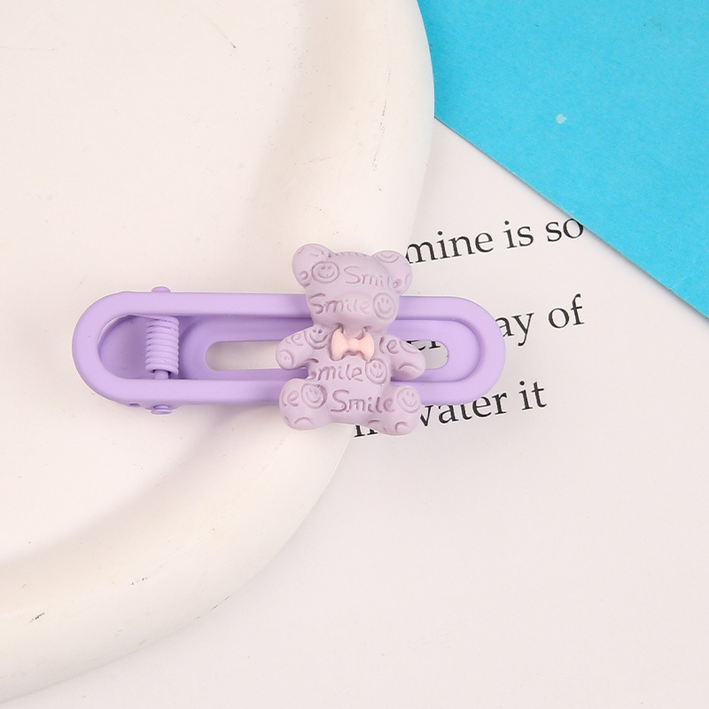 Primavera nueva historieta Sanrio oval metal horquilla linda chica dulce lado Bangs hairpin tocado