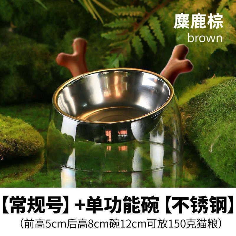 猫ボウルセラミックダブルボウル自動飲料水犬フードボウルテディライスボウルペット飲料水犬フィーダー猫用品|undefined