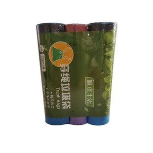 Factory Direct Supply Degradable Garbage Bags Amazon English Version Breakpoint Portable Thickened Disposable Household Wholesale