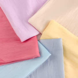 云绉纱 玻璃欧根纱 锦涤闪光薄纱面料汉服布料蓬蓬裙礼婚纱饰头饰