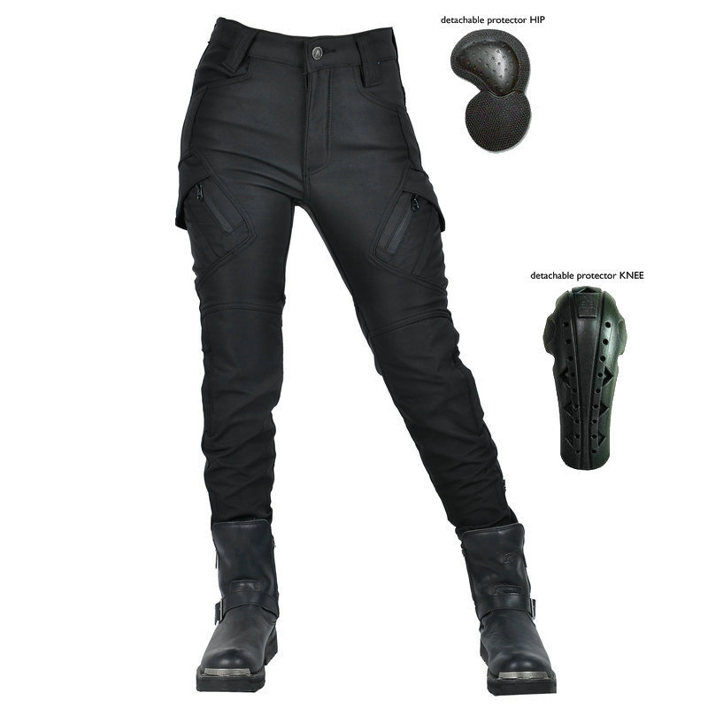 VOLERO Motorcycle Winter Riding Pants Waterproof fleece-lined Women's Windproof High Waist Anti-fall Pants for Motorcycle Lengthened Protectors