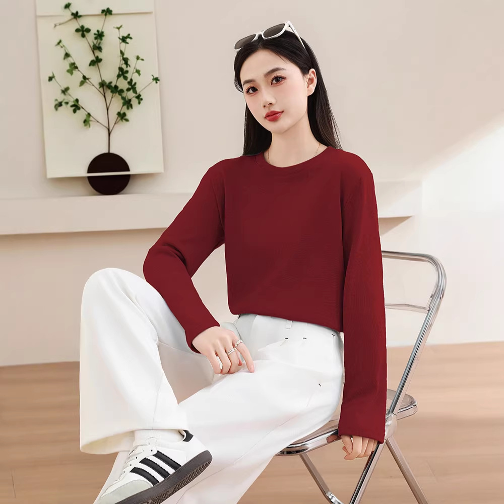 2026春季新品亚麻机能通勤宽松莱赛尔棉防晒衣空调衫长袖T恤2610