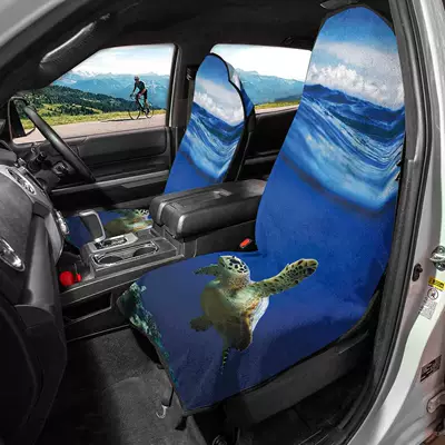 2-piece car seat towel set, front seat protector, microfiber towel cloth, universal for all seasons 18