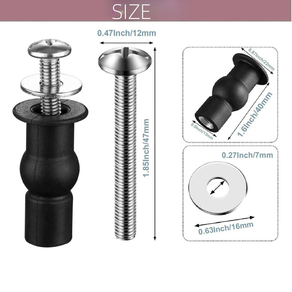 【 Factory 】 Smart toilet installation screws, toilet seat cover, expansion bolts, fixing accessories, expansion plugs, locking undefined