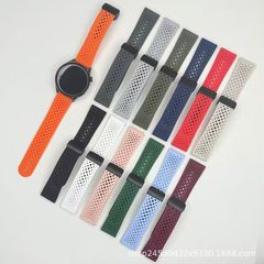 Samsung/Huawei 時計ストラップに適しています Samsung Huawei 時計シリーズ Xiaomi 穴折りたたみ磁気バックルストラップ