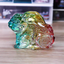 招财12生肖水晶兔摆件琉璃小兔子家居车载装饰水晶小兔子生日礼物