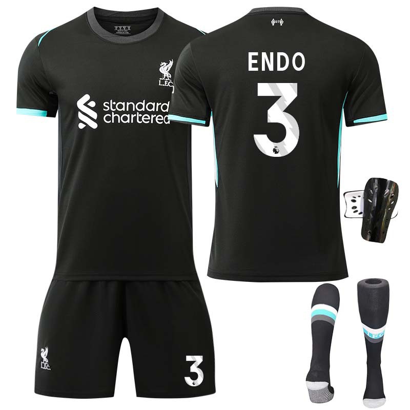 2425 Liverpool fuera de casa 11 Salah camiseta set 66 Arnold 3 Endo Air 9 Firmino camiseta de fútbol