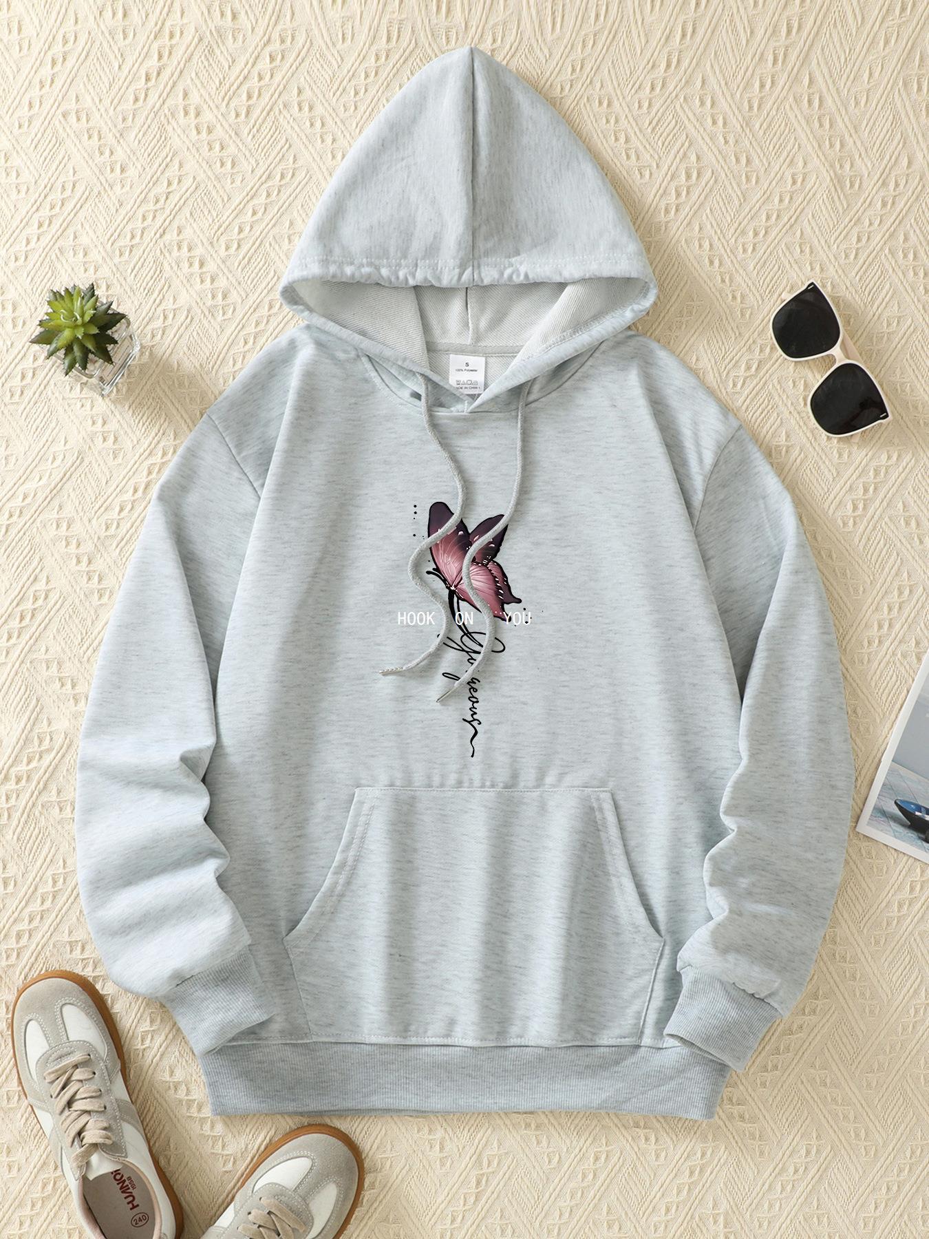 Damen-Sweatshirt mit langen Ärmeln für Frühling und Herbst – modisch, locker, figurformend, Rundhalsausschnitt, verjüngend, bedruckt, dünn_voghion.com