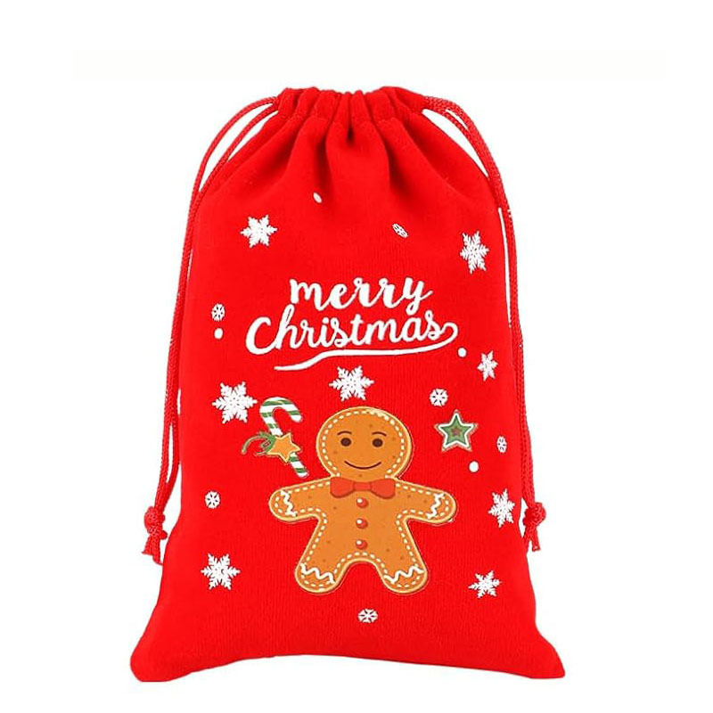 크리스마스 레드 02;10x15cm;플록 천