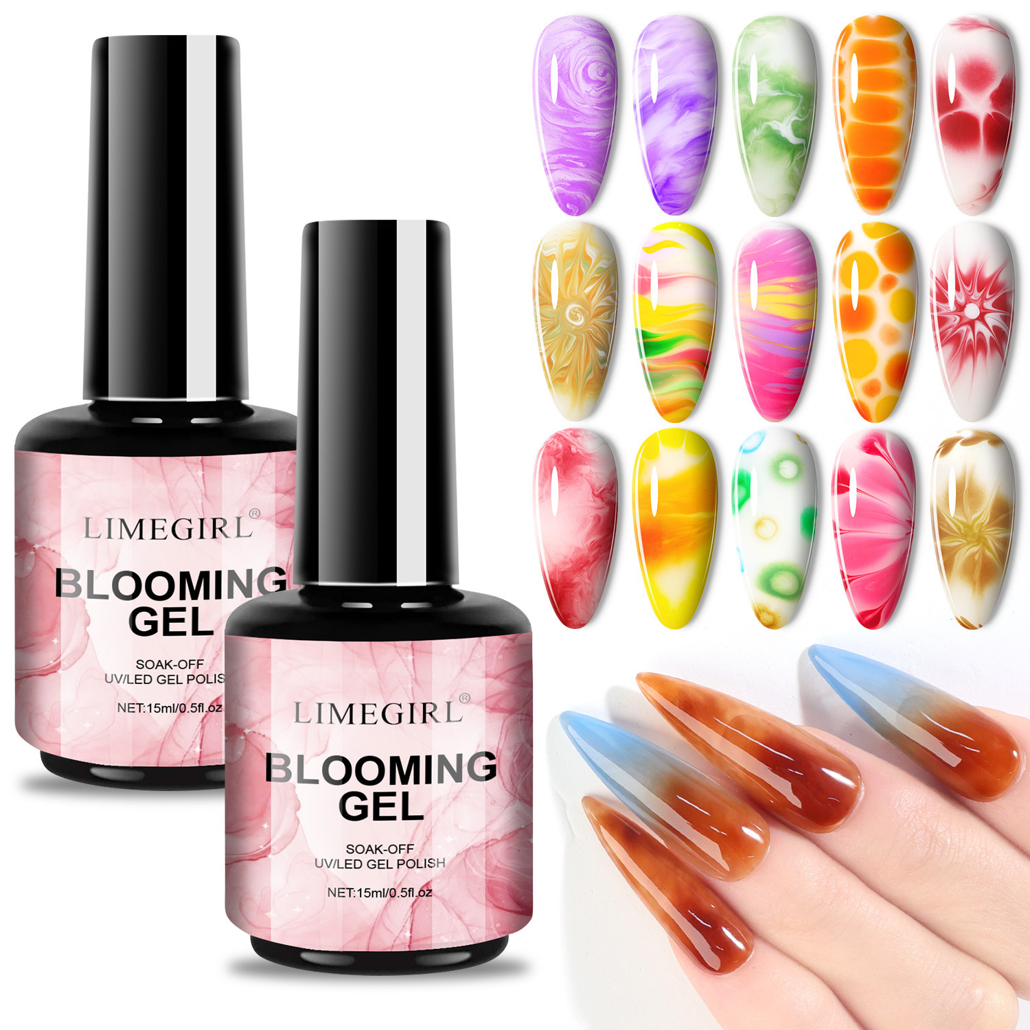 Cross-Border Quick-Drying Gel Nail Polish Special Blush Gradient Fast-Drying Liquid for Store Use Nail Color Gel Functional Gel