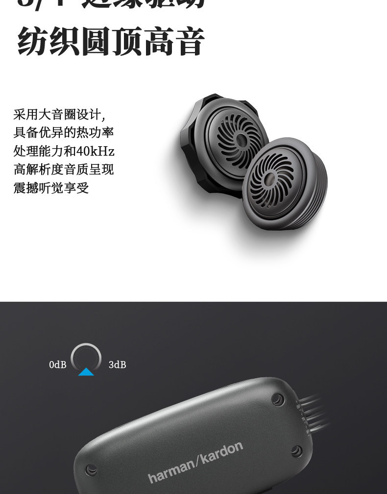 Harman Kardon Buick-Specific Car Audio Lossless Upgrade Modification Universal Car High, Medium, and Low Bass Speakers
