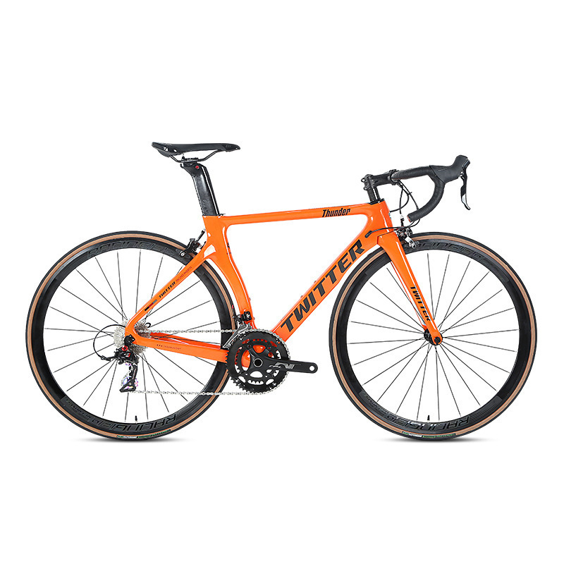 Thunder C brake 22 speed variable speed 700C commuting comfortable and practical carbon fiber wind-breaking racing road bike
