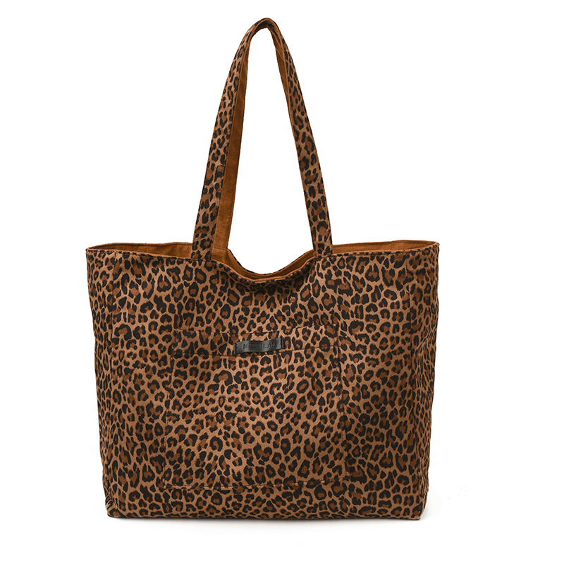 Europa y los Estados Unidos retro leopardo para hombres y mujeres bolsos de hombro bolsos de viaje de gran capacidad bolsos de mano de cacho de invierno niños bolsos de mochila