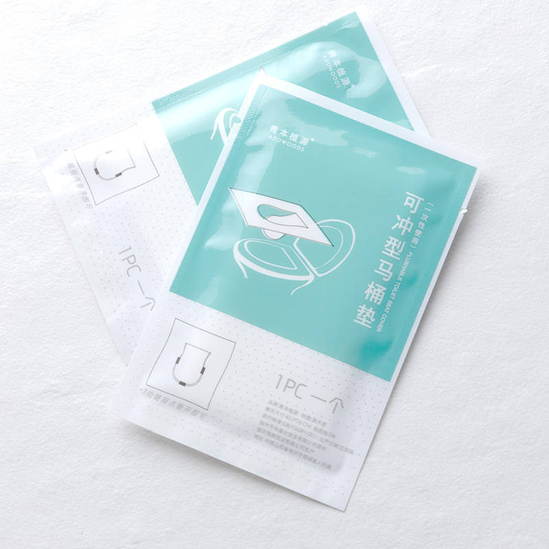 Flushable Disposable Toilet Pad for Hotel and Hotel Homestay Special Melting Water Type Wood Pulp Paper Guest Room Toilet Pad