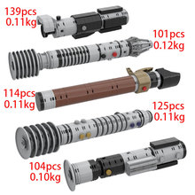 跨境热卖现货MOC-88228创意系列光剑套装拼装小颗粒积木玩具模型