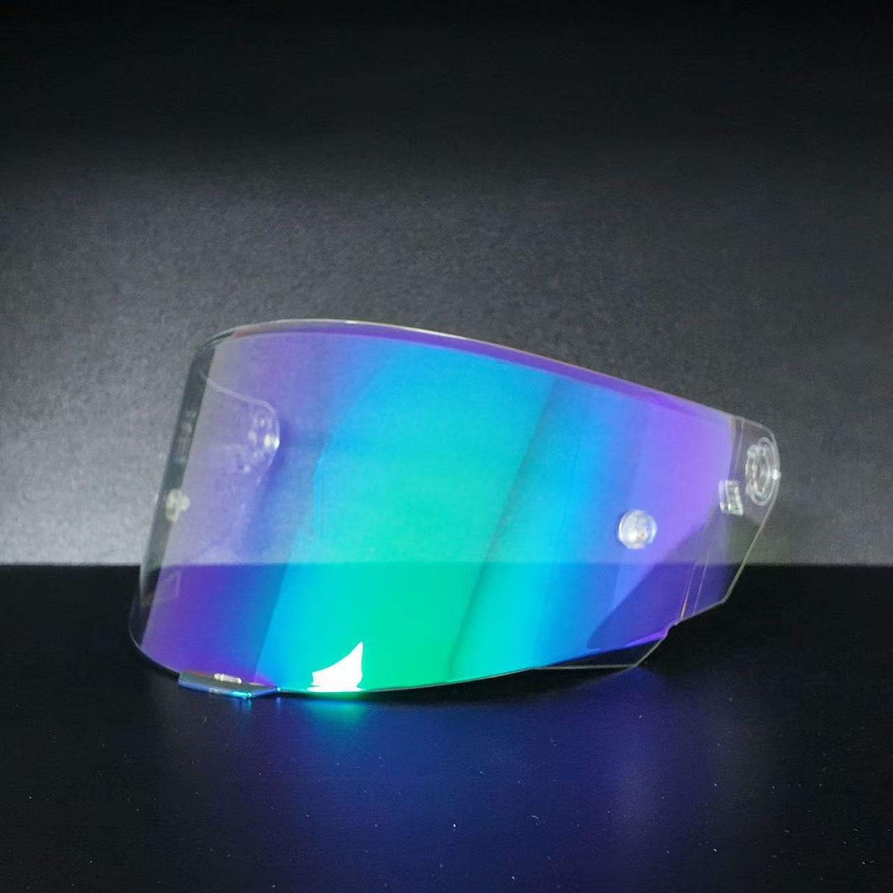 Motorcycle Helmet Lens Riding Windproof Suitable for Kyt Full-Face Helmet Lens Electroplating Lens
