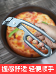 VHM7批發 家用商用鋁合金防燙烤盤夾披薩盤夾子夾盤器 取盤夾 鐵