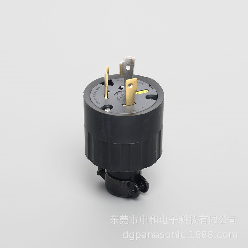 AMERICAN DENKI美国电机引挂式工业插头3322R-L6 (NEMA L6-30)