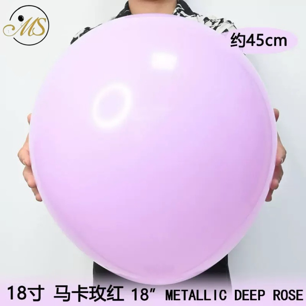 Globo de color Maca monocromo globo de látex engrosado 5 pulgadas 10 pulgadas 12 pulgadas 18 pulgadas 36 pulgadas globo de fiesta de cumpleaños