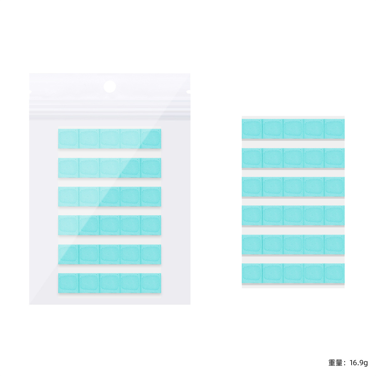 30 granos de arcilla verde