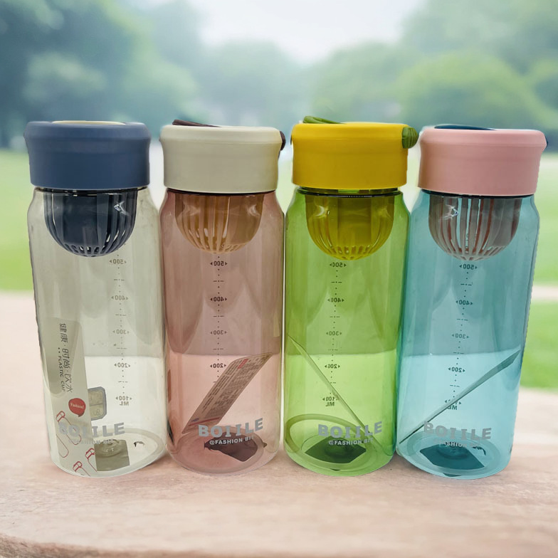 Baijia 5026 taza de plástico de gran capacidad de la Copa del espacio deportes al aire libre hervidor portátil PC simple cuatro estaciones taza portátil