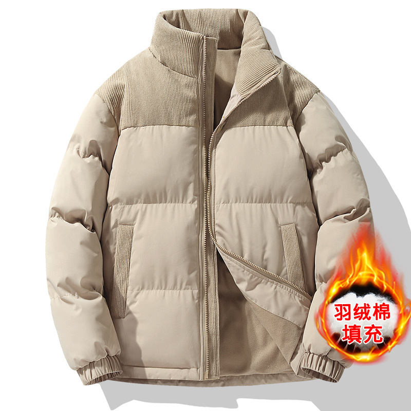 冬季款韩版时尚棉服外套情侣潮流时尚日系宽松立领保暖面包服批发