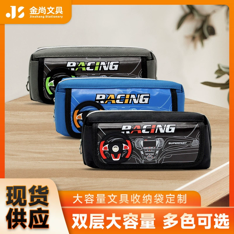 Новый оксфордский ткань сумка для ручки моды декоративный стиль сумка для хранения большой емкости сумка для карандашей сумки для производителей оптом