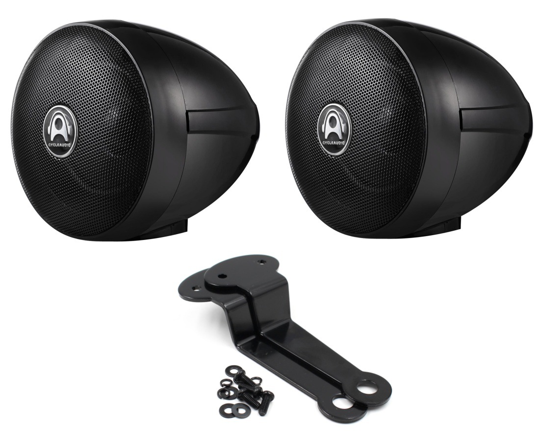 SHARK Motorcycle Audio 12V Waterproof Speaker 3inch Full-Range Rearview Mirror Mount Speaker 97MA