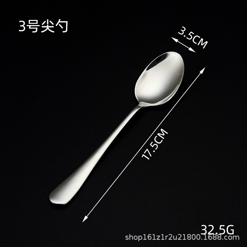 304ステンレス1010西食器ナイフフォークスプーンコーヒー先スプーン丸スプーンステーキナイフスプーン攪拌ホテル用|undefined
