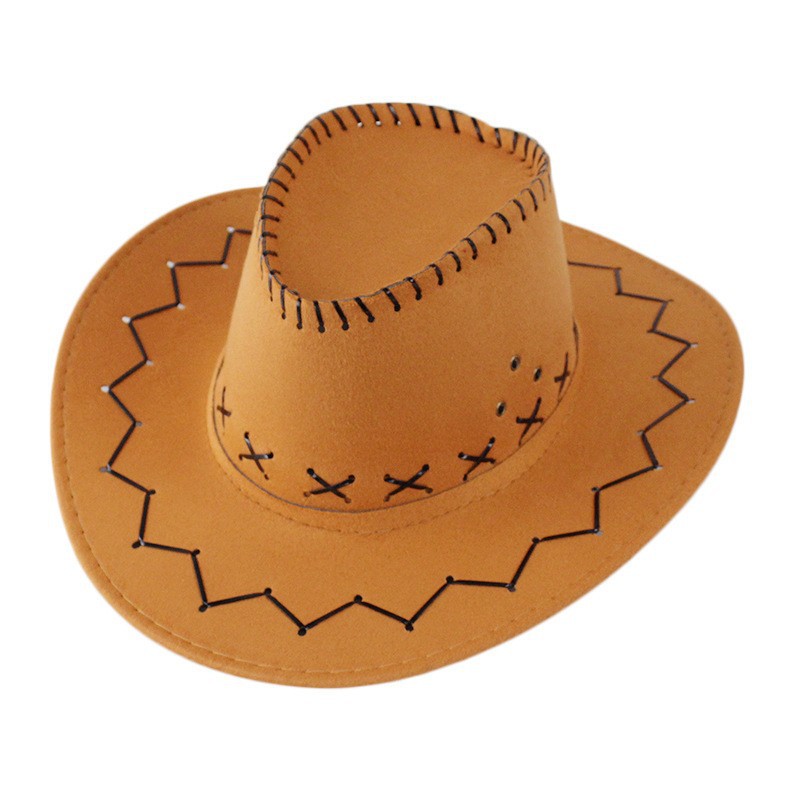 Western Cowboy Zomerhoed voor Dames, Bescherming, Europese en Amerikaanse Stijl, Retro, Breedgerande Strandhoed voor Trendy Meisjes_voghion.com