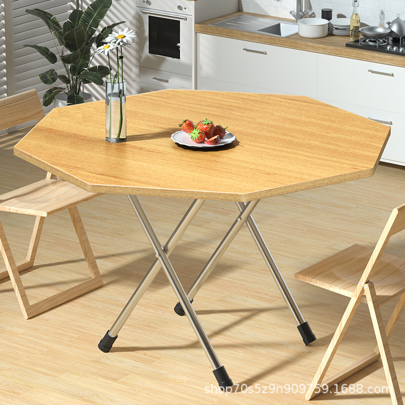 Mesa plegable simple mesa de comedor dormitorio plegable casa de alquiler mesa pequeña cabina de niñas