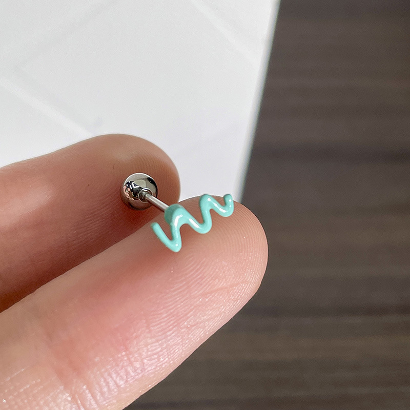 7g Weight Alloy Ear Needle Material Ear Studs Classification 1 Piece Quantity Holiday, Daily, Date Occasion Alloy Material Star, Heart Shape, Bow Knot Pattern Women's Gender Cartoon Style Style 1 Piece Cartoon Style Star Heart Shape Bow Knot Alloy Ear Studs 12