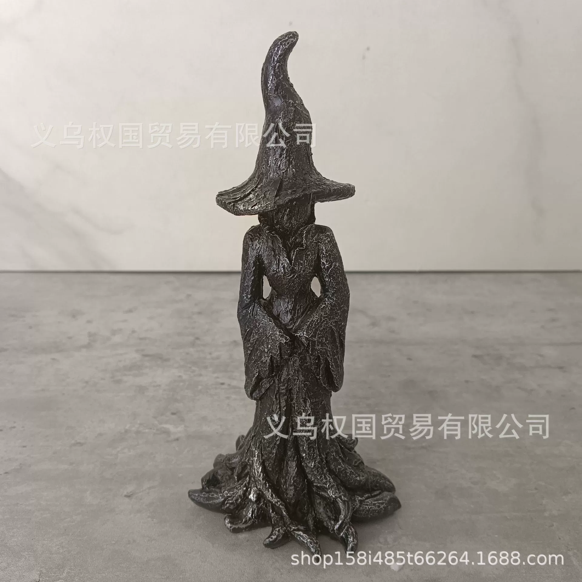 Статуя ведьмы на Хэллоуин, новый призрачный орнамент, украшение для дома, статуя американской ведьмы, орнамент из смолы