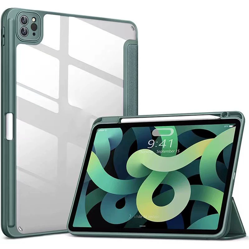 Подходит для защитного чехла iPad Pro 11, акриловый держатель для стилуса, защитный чехол для iPad 10.9 Air4/5, противоударный чехол для планшета