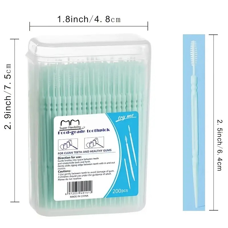 つまようじ200本入れプラスチックつまようじ使い捨てホテル家庭用つまようじブラシつまようじ線携帯ベルト|undefined