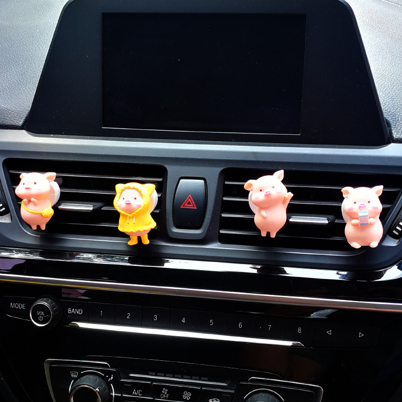 Red de Internet fragancia de coche perfume de coche salida de aire aromaterapia interior de coche decoración de dibujos animados lindo creativo decoración de coche