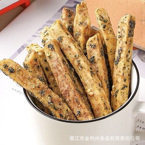 Starlight Thai Green Onion Taro Sticks 100g Bag Crab Roe Flavor Seaweed Flavor Taro Dried Snack Wholesale