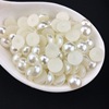 Factory price Direct selling ABS half -face flat pearl non -perforated semi -imitation pearl pearl light flower half -bank imitation pearl