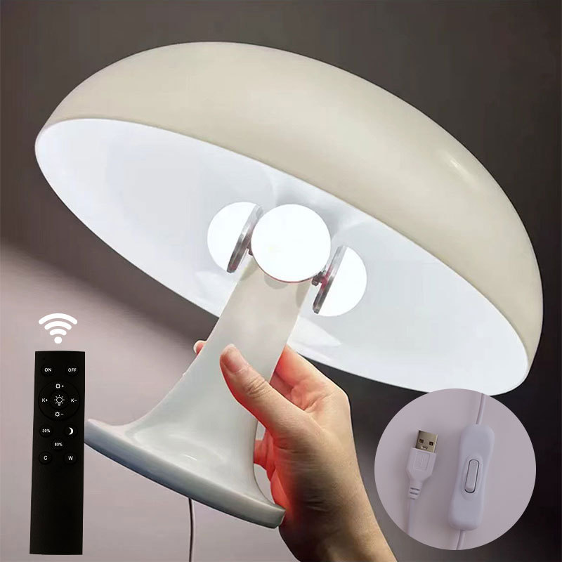 흰색 USB 전구 모델 - 리모콘 포함