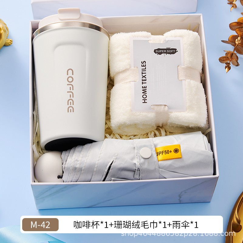 Regalos de compañía pequeños regalos de empresa personalizados eventos de apertura de negocios para enviar al personal regalos de cumpleaños cajas de regalo comerciales portátiles