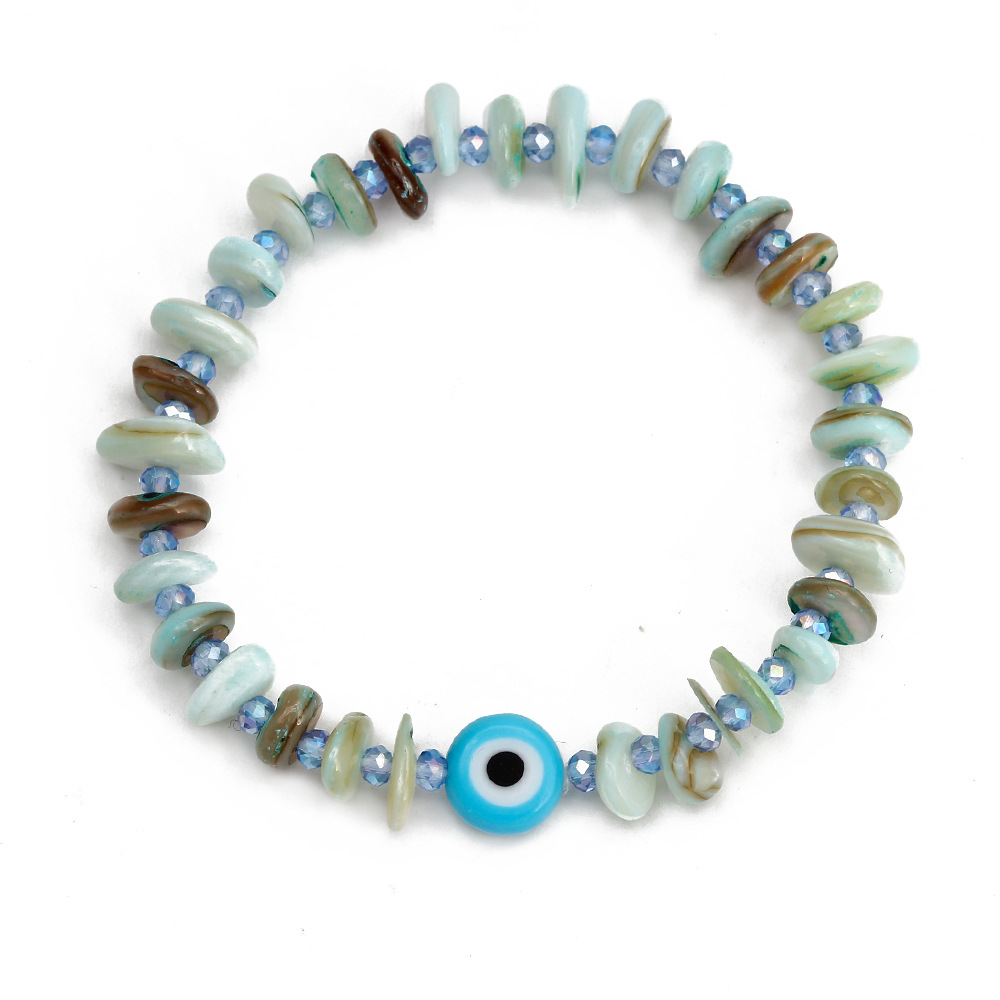 Fashion Eye Copper Inlay Zircon Bracelets 1 Piece