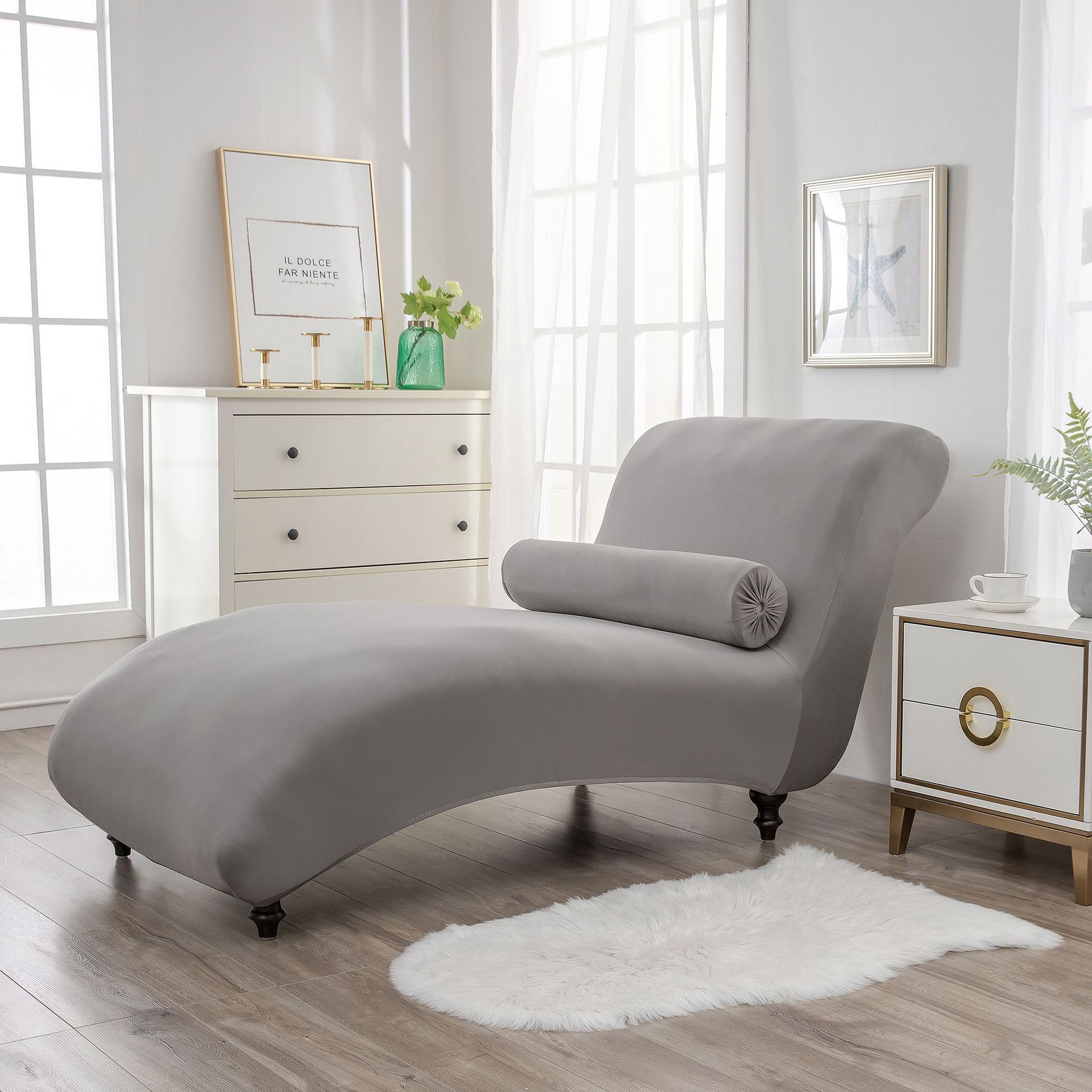 Style minimaliste européen, romantique français, housse de canapé extensible, résistante aux rayures, antidérapante, lavable et élastique, adaptée aux animaux de compagnie_voghion.com